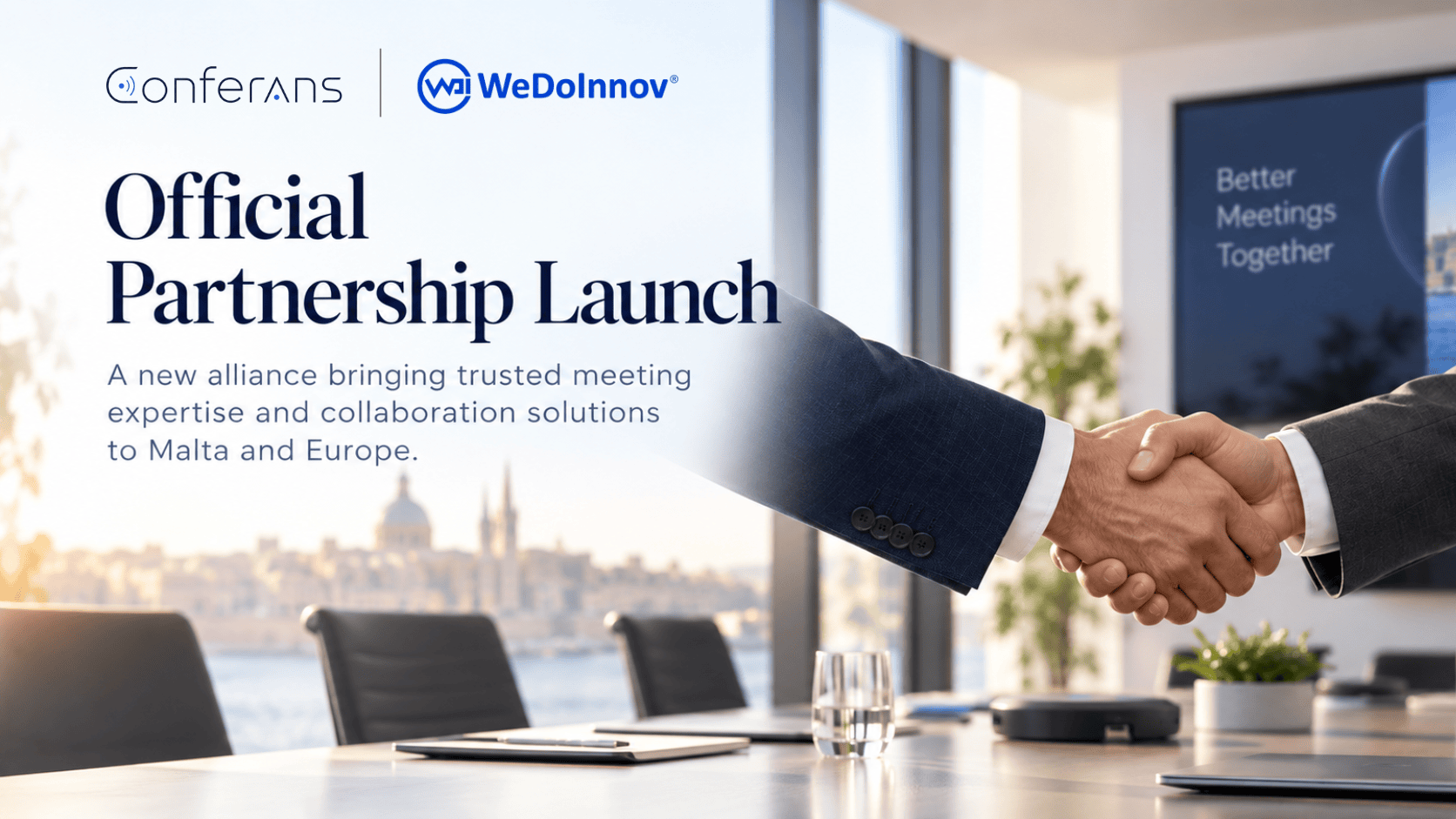 Conferans Announces WeDoInnov Partnership in Malta and Europe